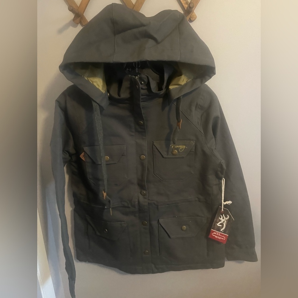 J Browing NWT Alcon’s jacket duck hunting unisex size small see measurements